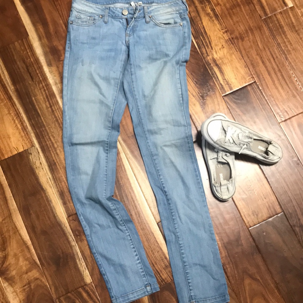 MNG by Mango light faded skinny jeans